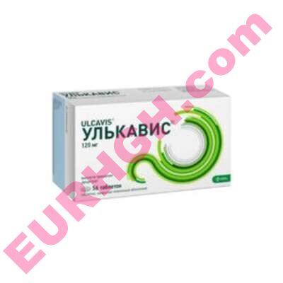 Buy Ulcavis film-coated tablets 120mg 56 pcs. online